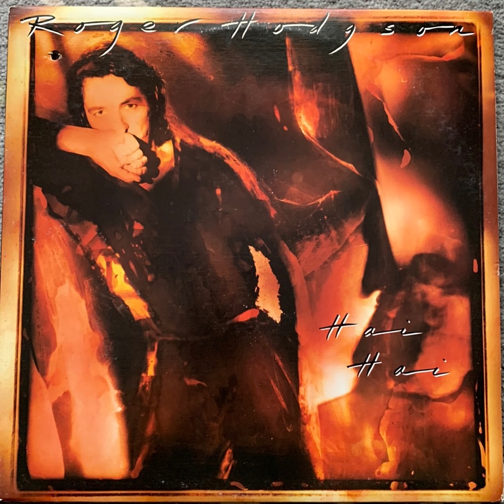 Roger Hodgson- Hai Hai Vinyl Record (former singer songwriter of Supertramp)
